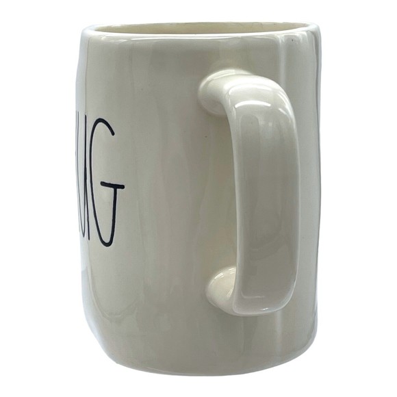 Rae Dunn Pottery CHUG Ceramic 16 oz Mug Cup Big M Older Magenta HTF Rare - Picture 6 of 11